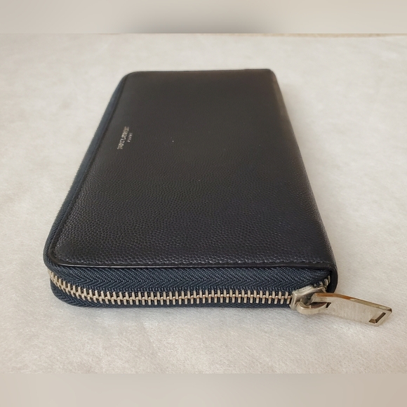 YSL Black Zippy Wallet - Picture 7 of 15